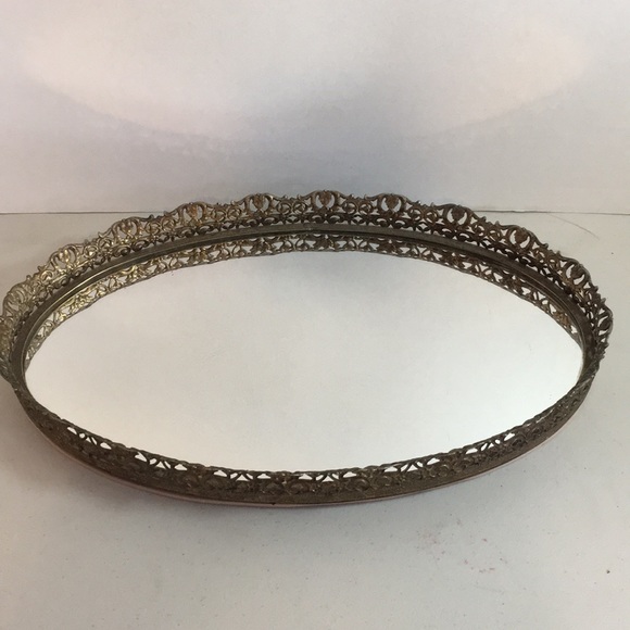Other - Vintage Mirror Dresser Tray